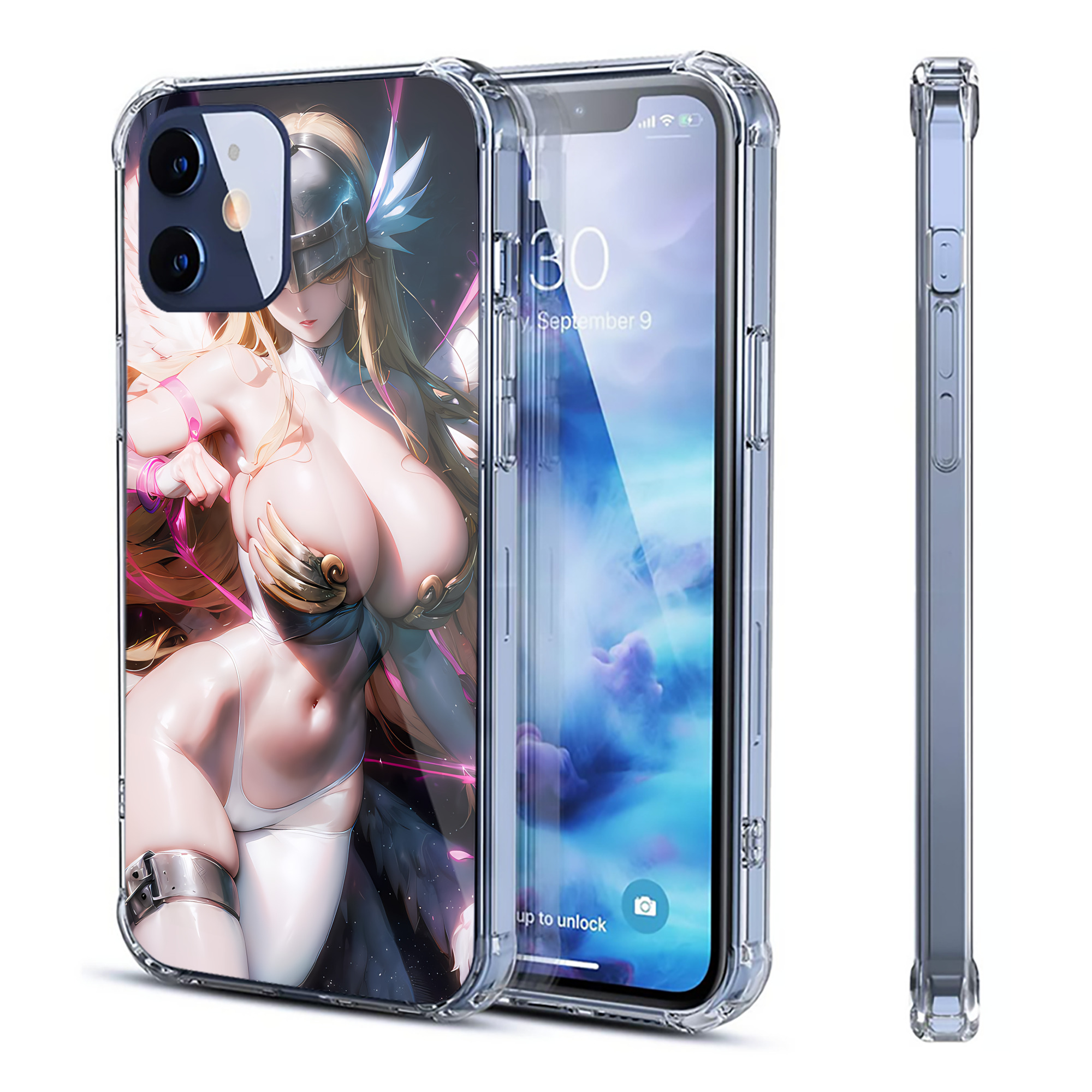 （画像用） Digimon デジタルモンスター/デジモン 【iPhone 12シリーズ対応】透明スマホケース（クリアソフトケース）